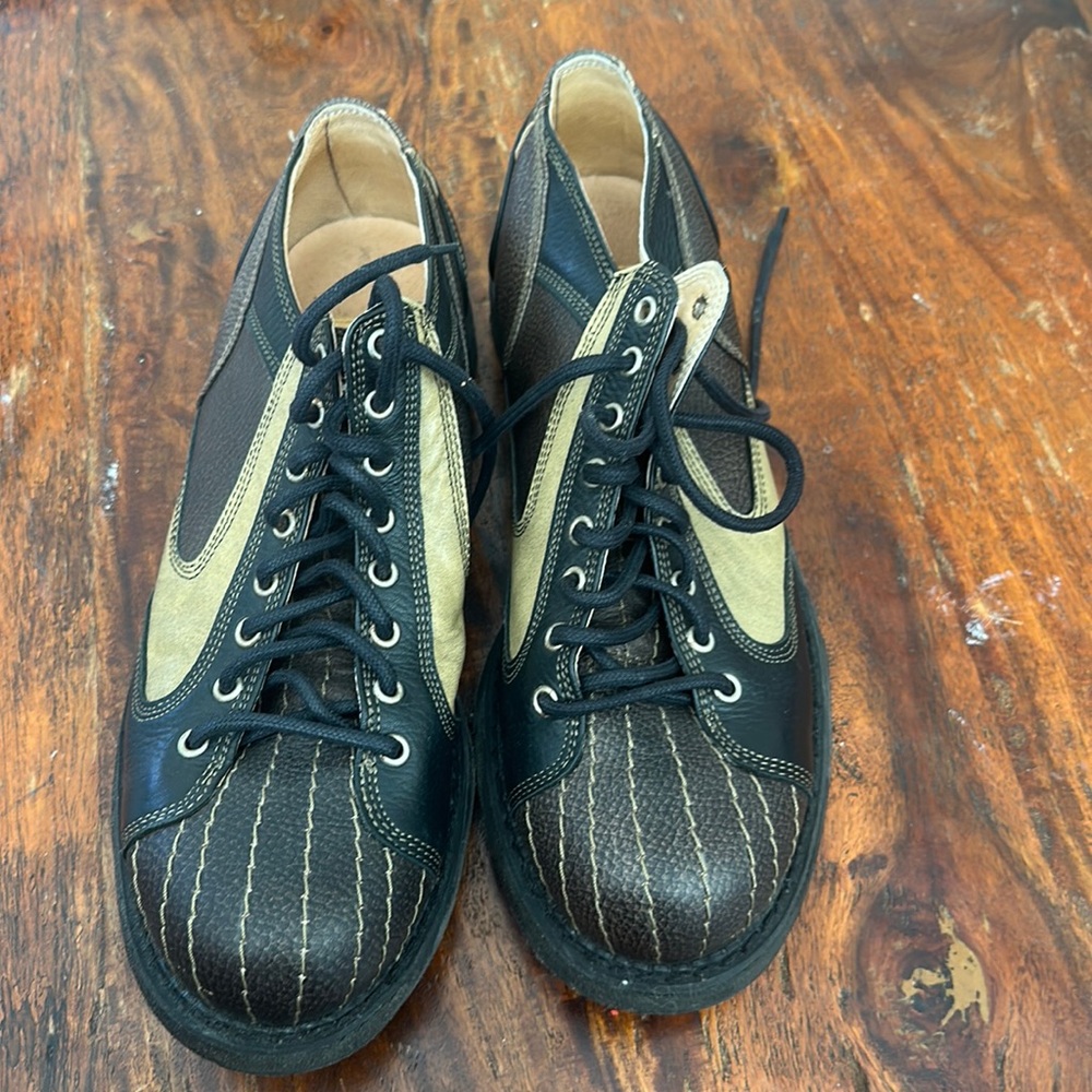 Rare vintage John Fleuvog Seventh Heaven Angels  Doc Martens mens sz11